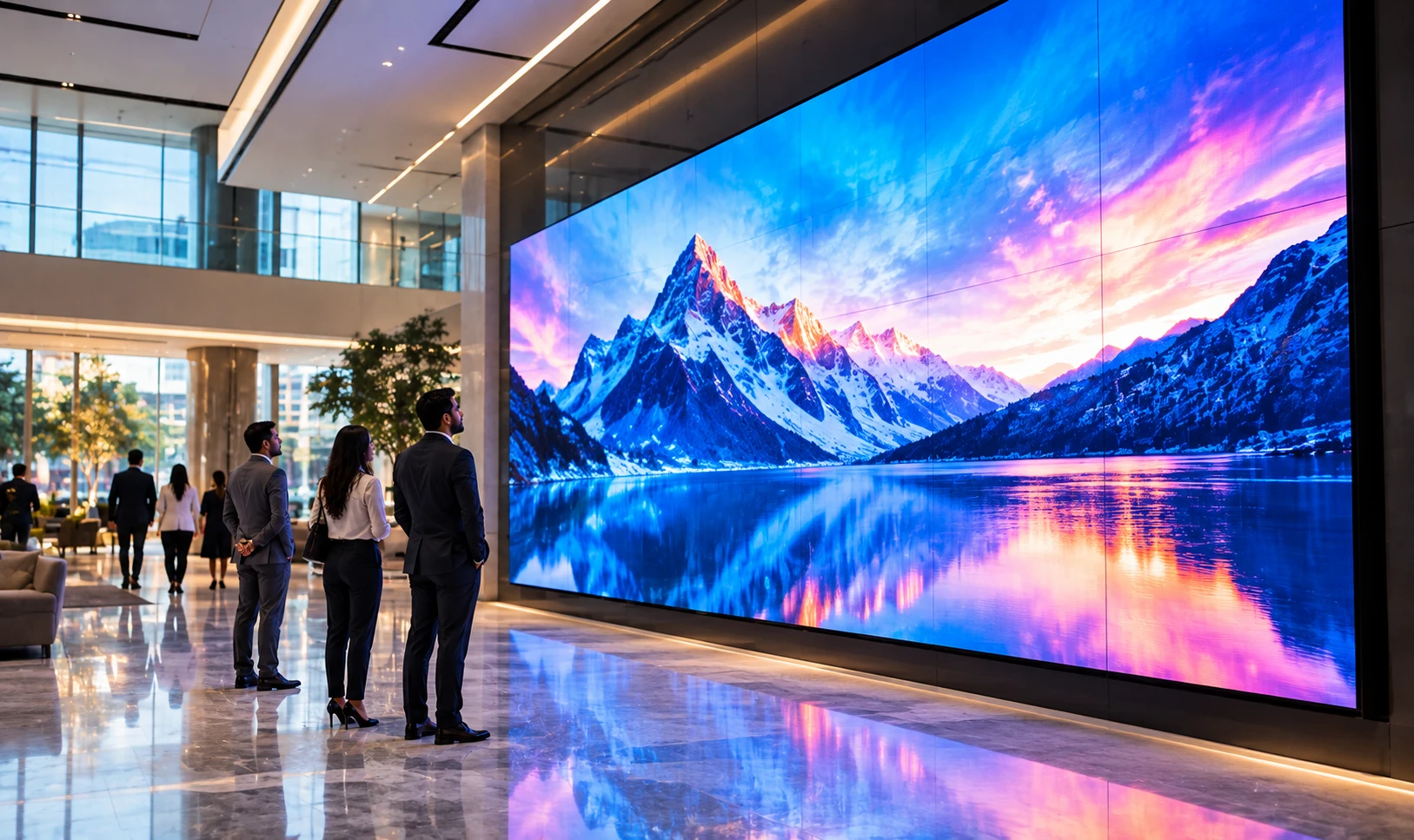 LED Display Solutions concept illustration